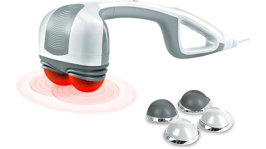 heated percussion back massager