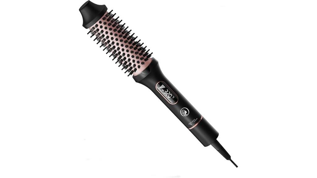 heated round volumizing brush