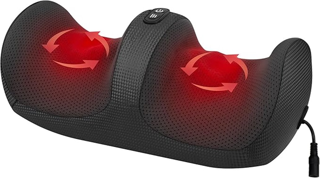 heated shiatsu foot massager