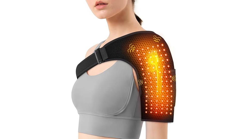 heated shoulder massage wrap
