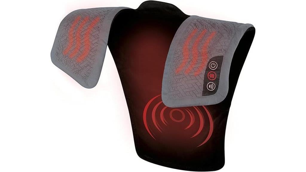 heated shoulder massager wrap