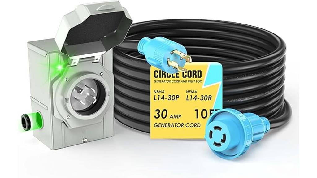 heavy duty four prong extension cable