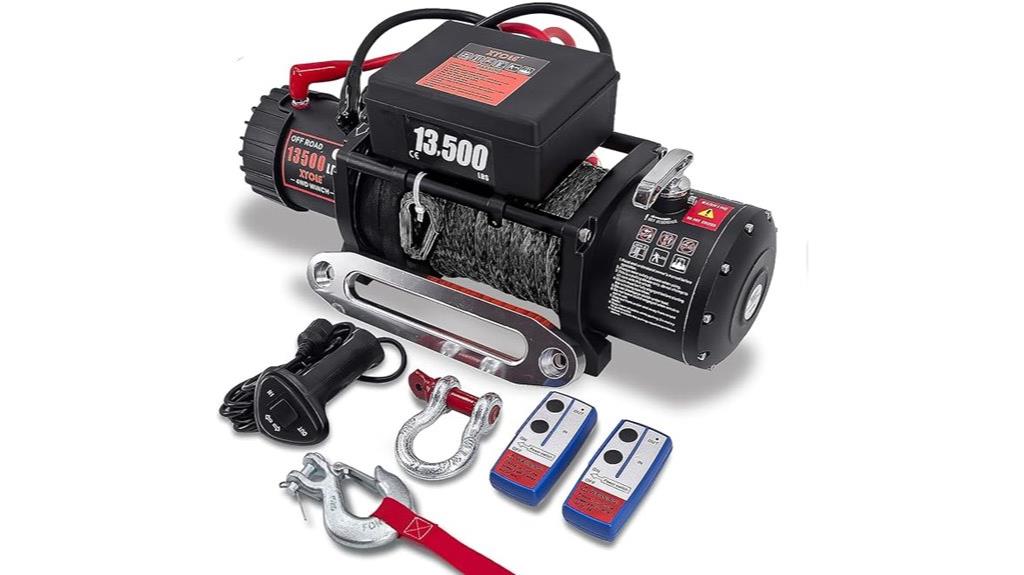 heavy duty waterproof electric winch