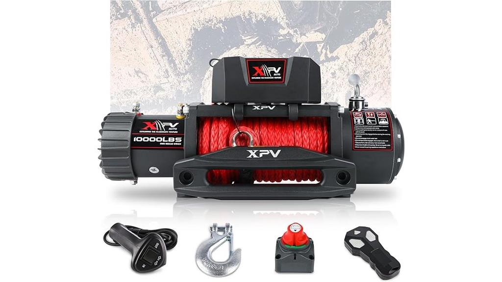 heavy duty waterproof electric winch