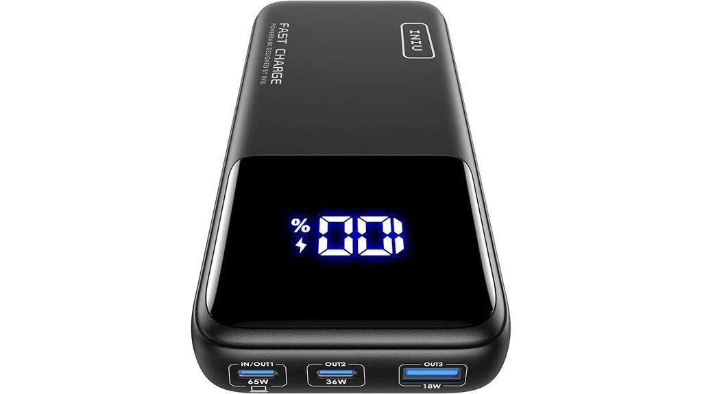 high capacity 65w portable charger