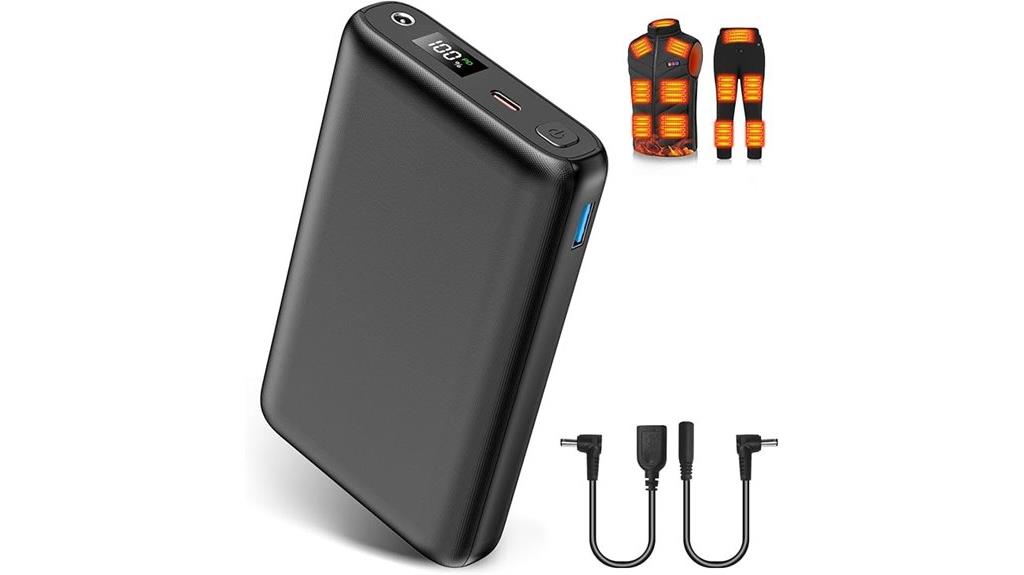 high capacity heated vest battery