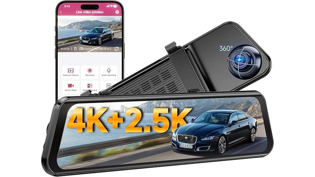 high resolution rear view camera