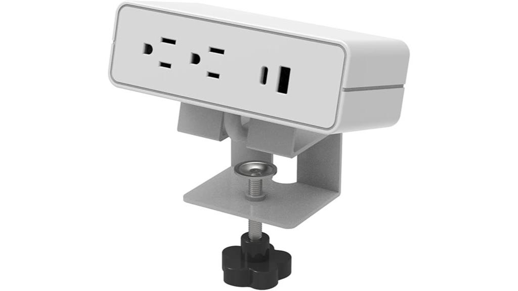 human centered desktop power strip