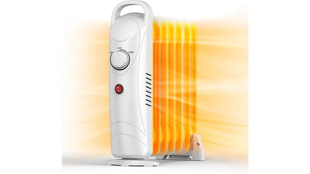 indoor 700w oil heater