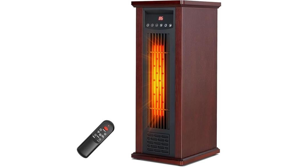 infrared heater with remote
