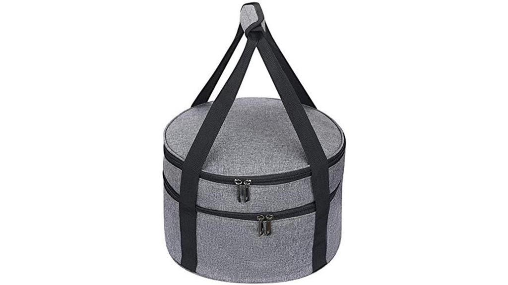 insulated casserole with lid