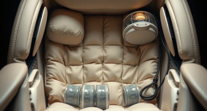 internal massage chair components