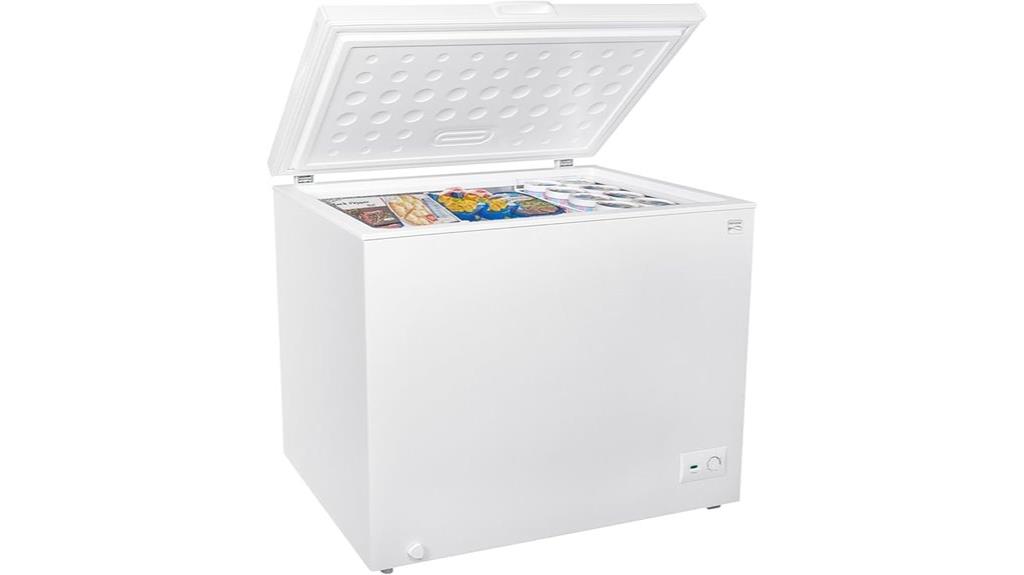 kenmore chest freezer 8 7 cu ft