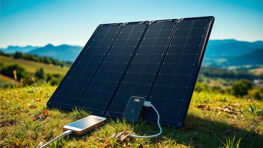 key portable solar features