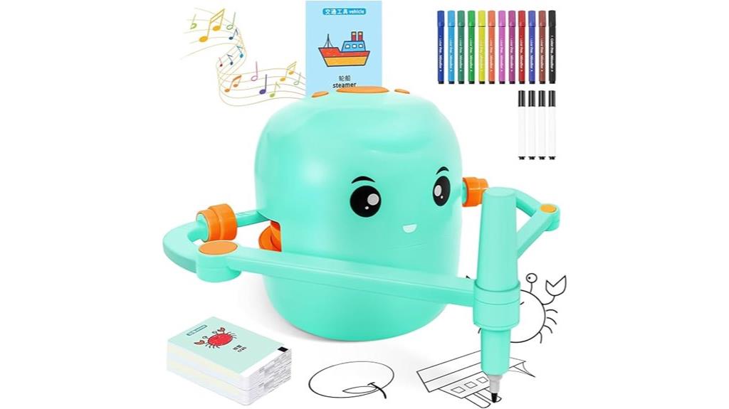 kids drawing robot set