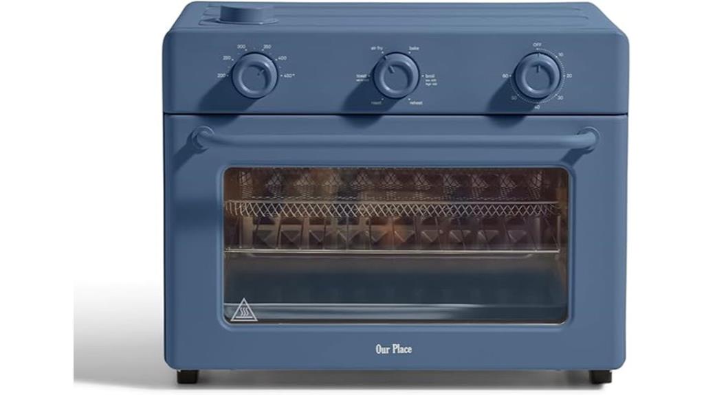 large blue wonder oven