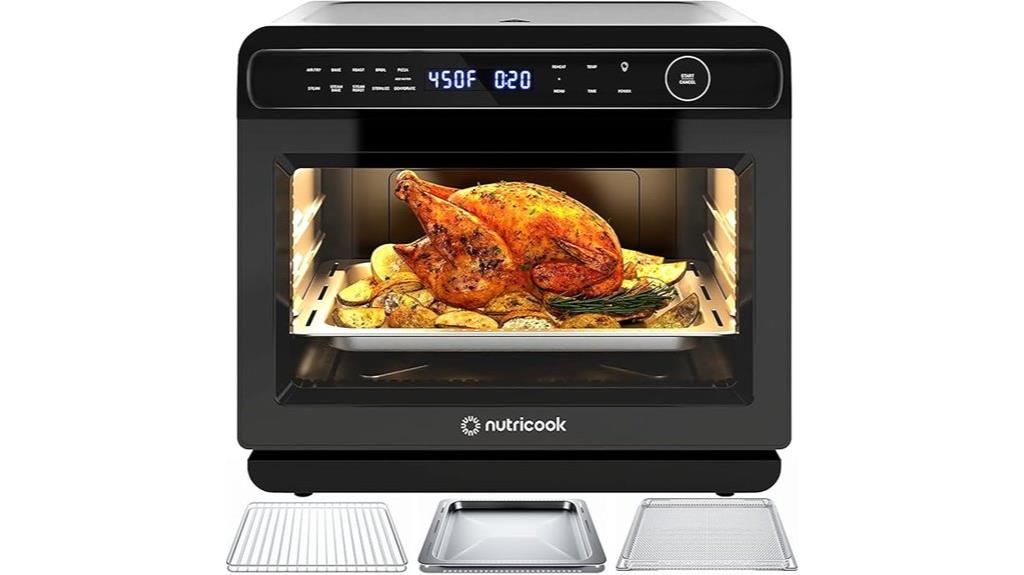 large capacity steam air fryer