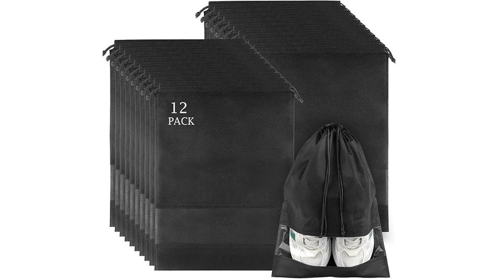 large clear shoe storage bags