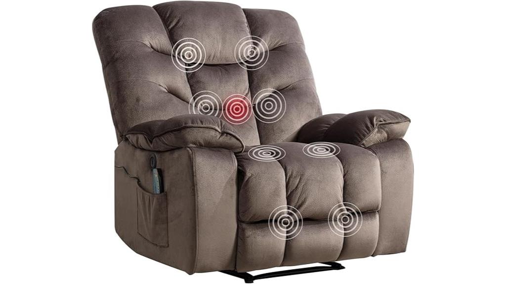 large electric massage recliner