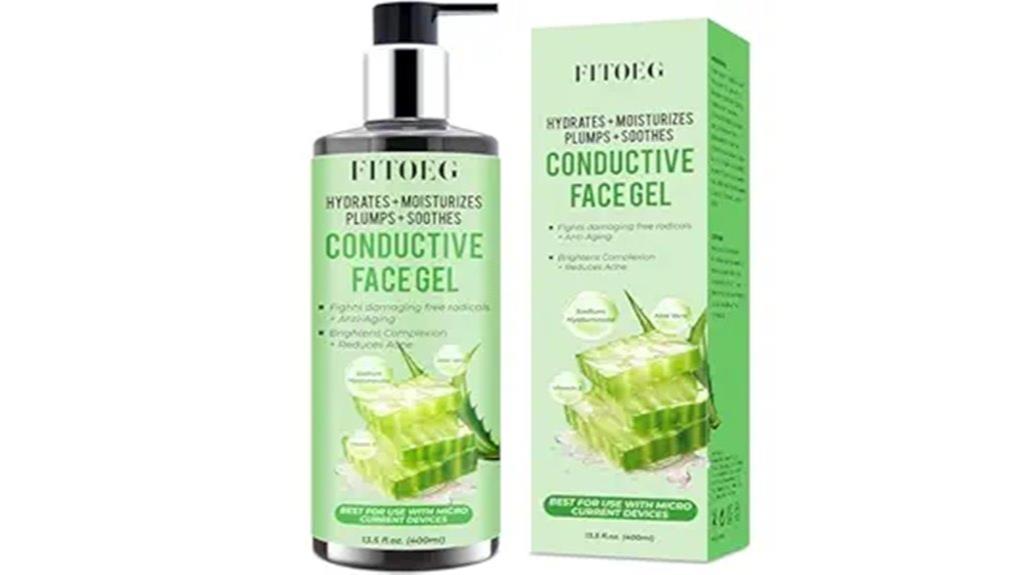 large face microcurrent gel