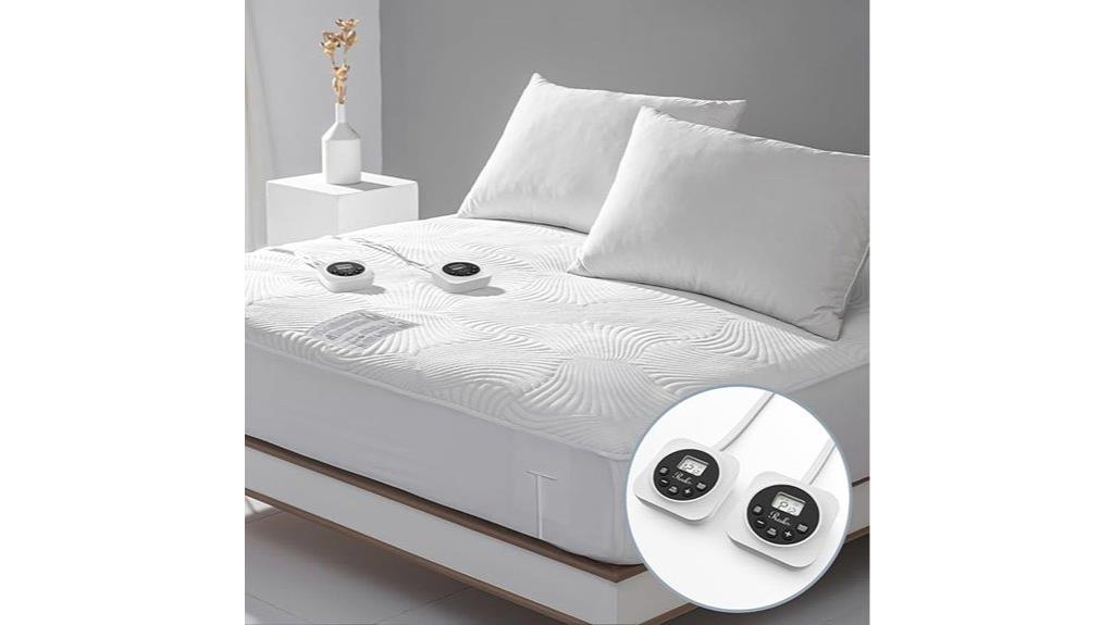 large heated mattress pad