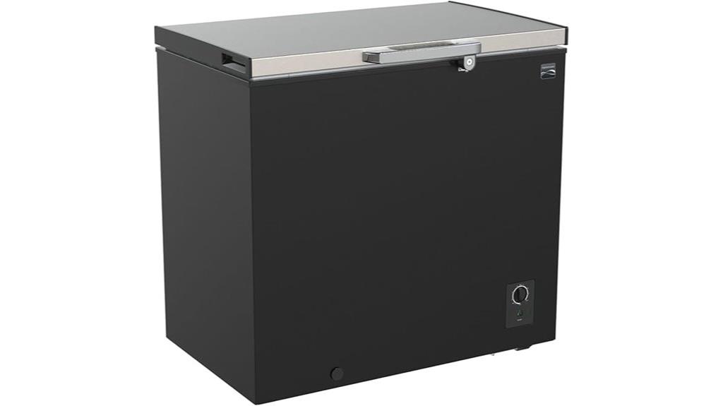 large lockable chest freezer