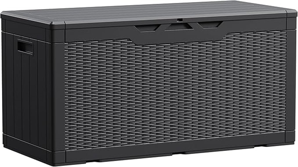 large waterproof resin storage box