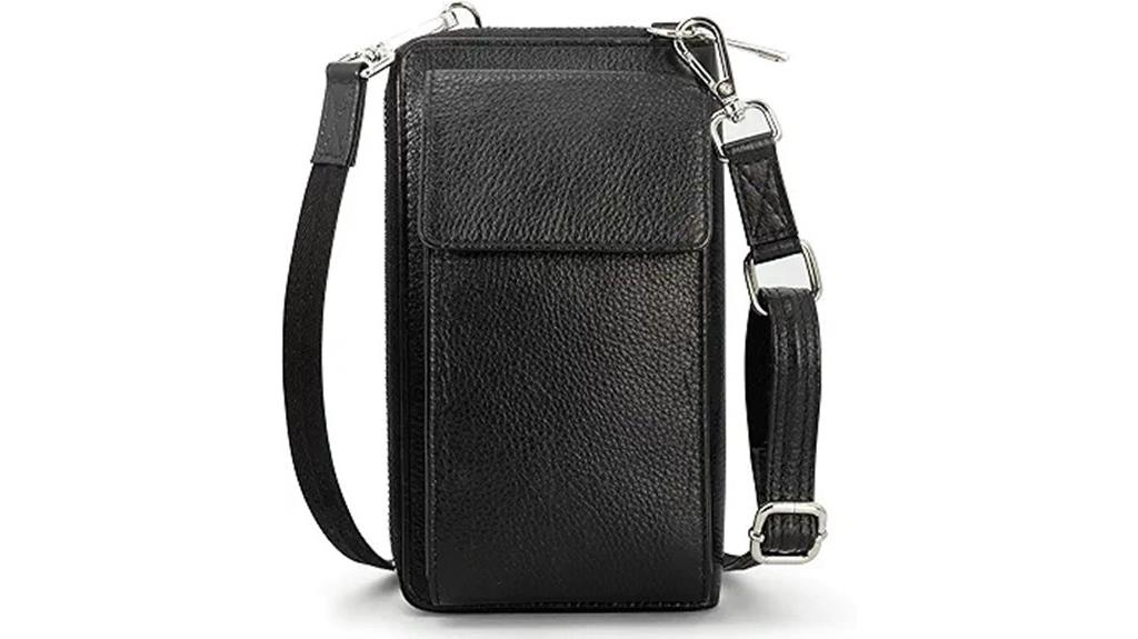 leather rfid anti theft wallet