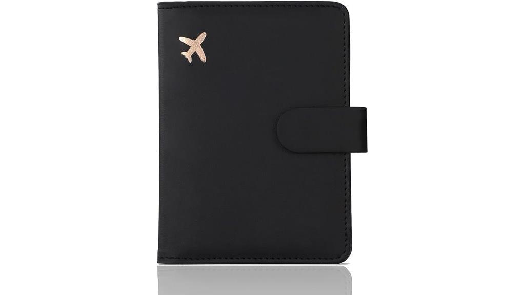 leather rfid passport holder