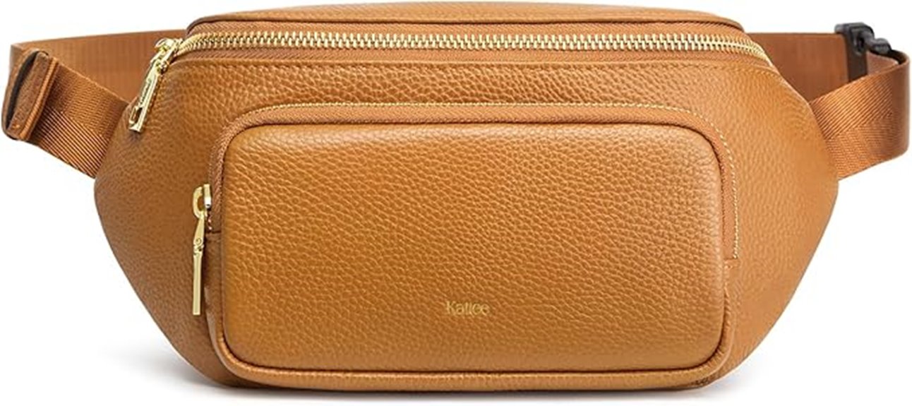 leather women s waist bag