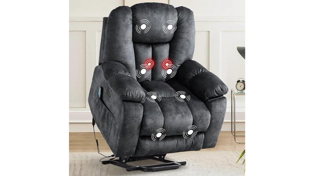 lift recliner with massage