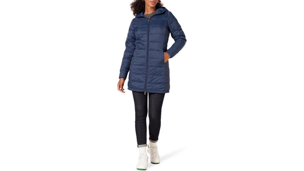 lightweight water resistant puffer
