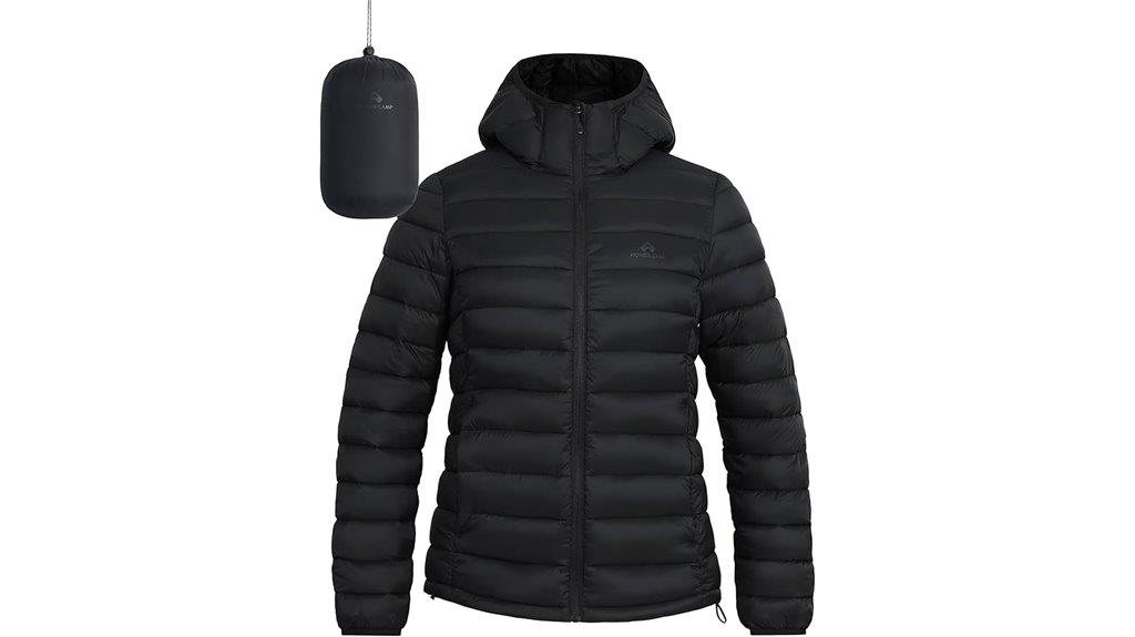 lightweight women s puffer jacket
