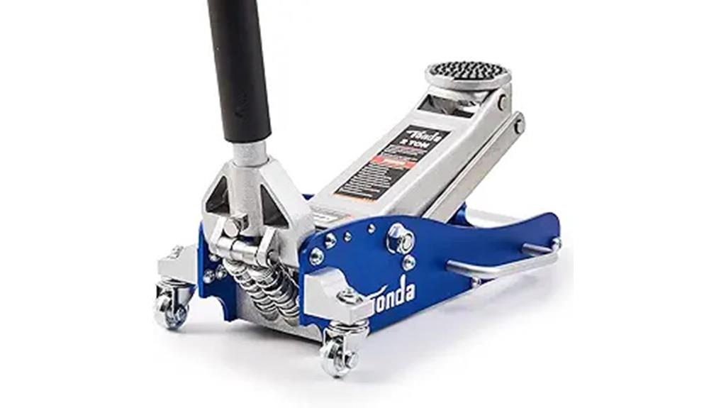 low profile aluminum jack