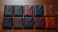 luxury leather passport sets