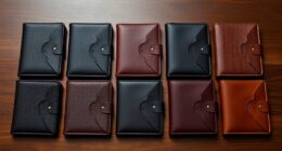 luxury leather passport sets