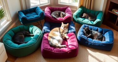luxury orthopedic cat beds