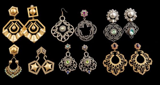 luxury statement earrings collection
