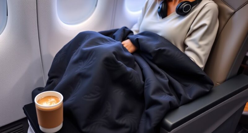 luxury travel blanket selection