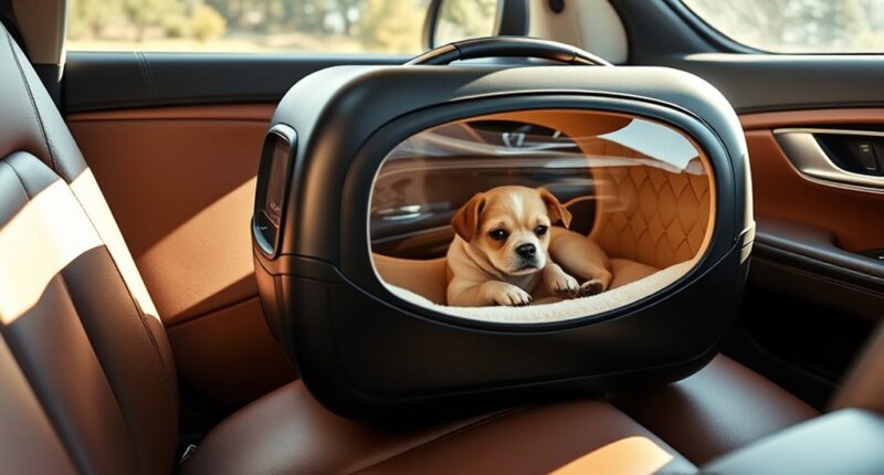 luxury travel dog carriers