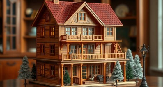 luxury wooden dollhouse collections