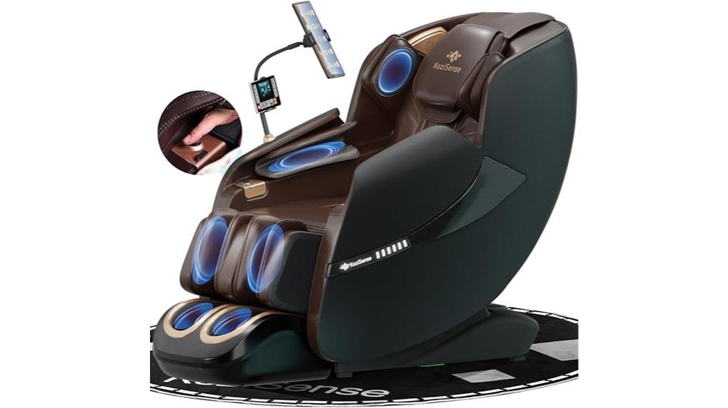 luxury zero gravity massage chair