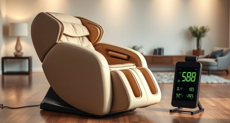massage chair energy usage