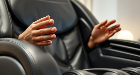 massage chair hand simulation