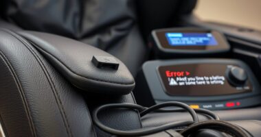 massage chair repair signs