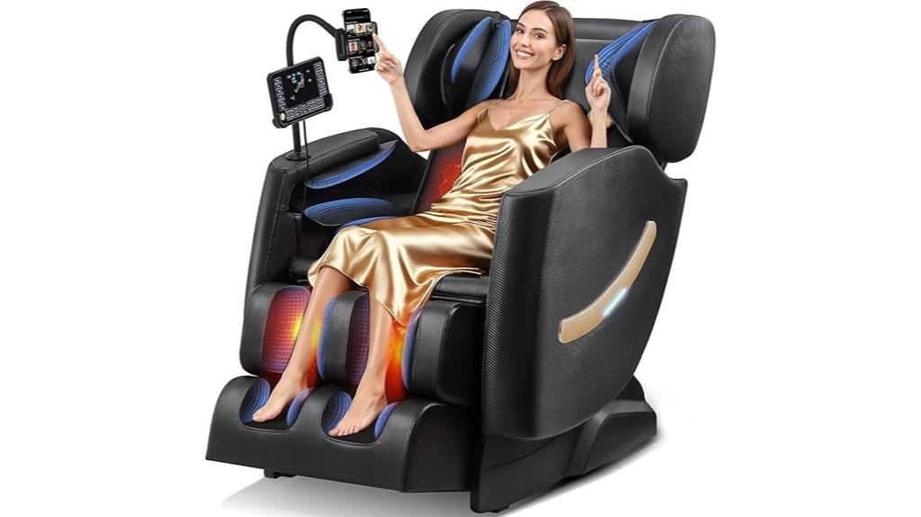 massage chair with heat