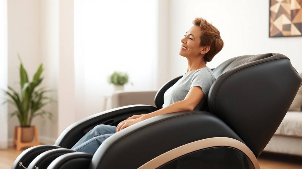 massage chairs promote proper posture