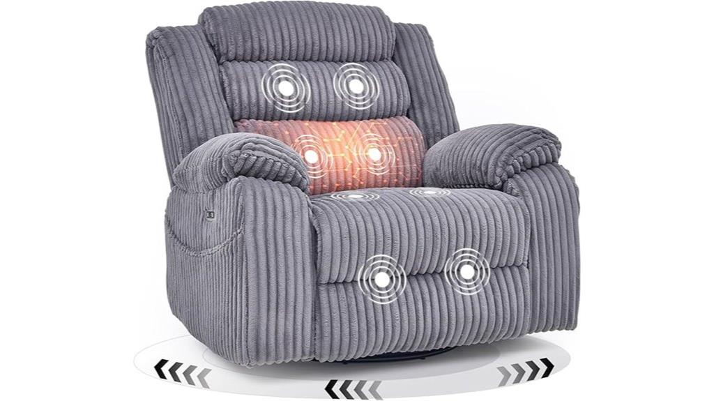 massage heat usb charging