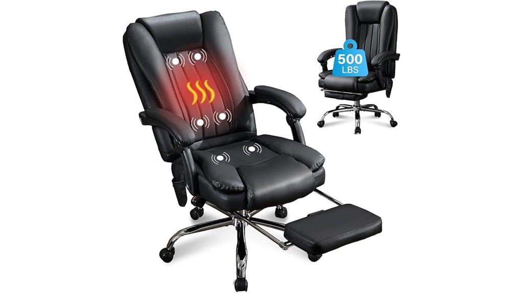 massage office chair features