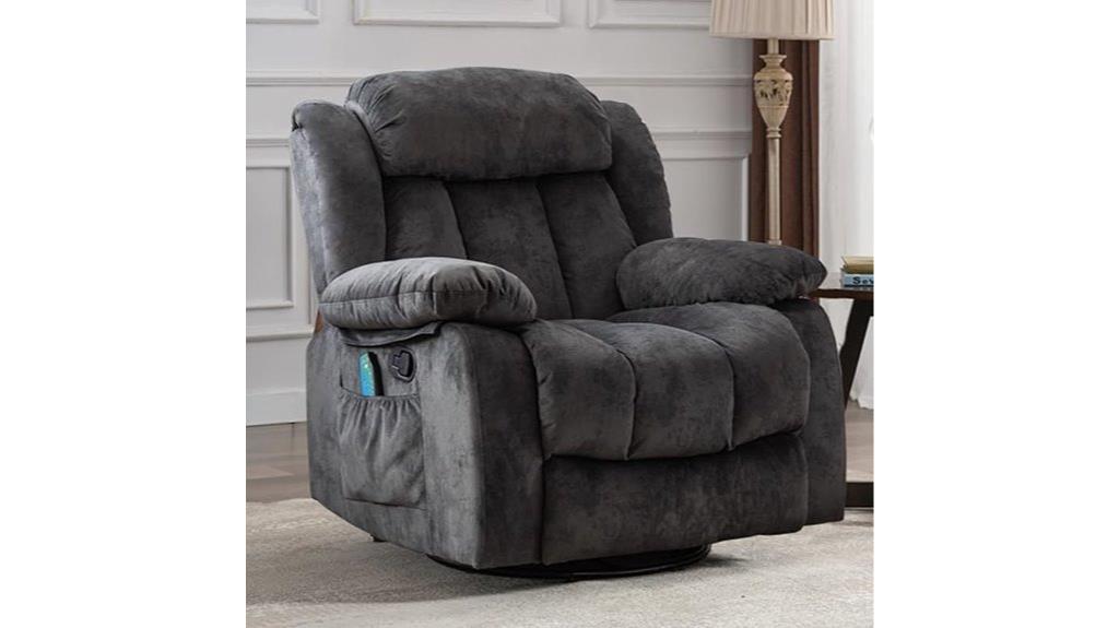 massage swivel recliner